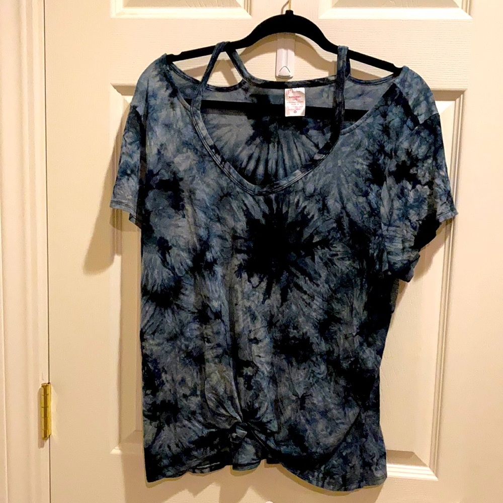 Tie Die Cut Out T-Shirt